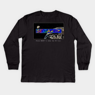 SEGA CD Boot Screen Logo III Kids Long Sleeve T-Shirt